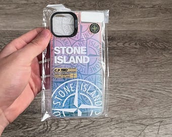 iPhone-hoesje, gepersonaliseerd hoesje, Stone Island-hoesje voor iPhone X/11/12/13/14/15/16/17 Pro en Pro Max, telefoonhoesje, beschermhoesje