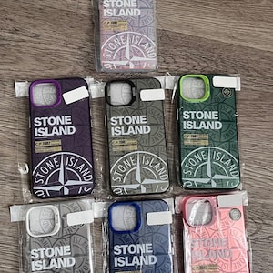 Coque Stone Island Blanc iPhone 13 Tendance | Livraison Offerte