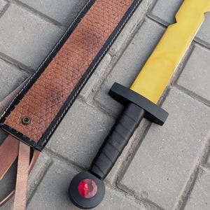 Hand Forged Finn's Scarlet Sword – Adventure Time Cosplay Replica