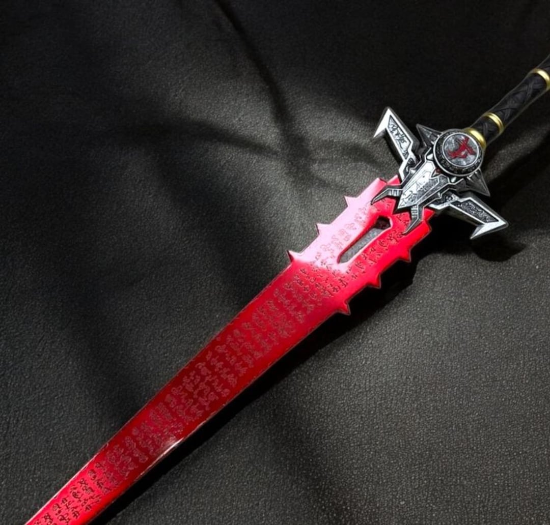 Hand-forged Doom Eternal Crucible Sword Replica | Cosplay Prop ...