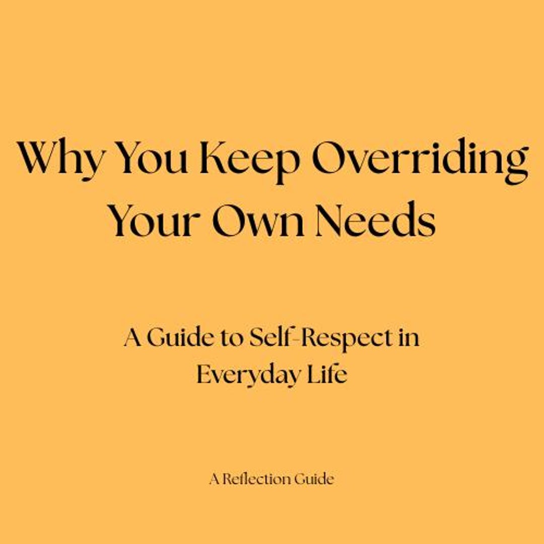 Stop Overcommitting Self-respect Guide | Boundaries Workbook, Stop Overcommitting (digital ...