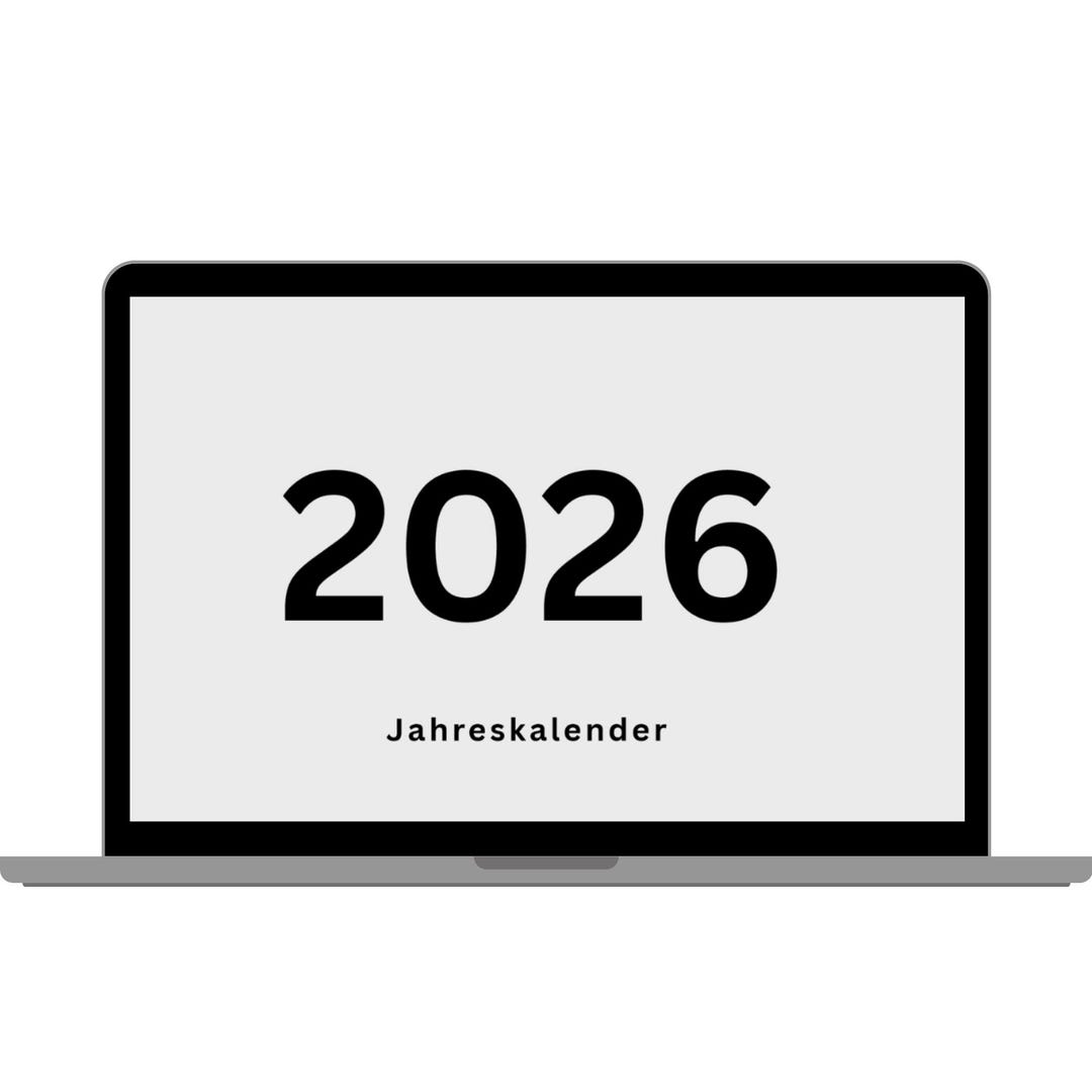 Kalender 2026 Zum Ausdrucken – Minimalistischer A4 Wandkalender