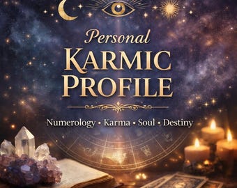 Personal Karmic Profile Reading, Numerology Life Path Analysis (PDF)