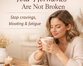 Cycle Syncing Hormone Balance Guide for Women | Stop Bloating and Fatigue | Meal Plan Recipes Journal PDF