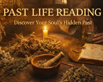 Past Life Reading | Karmic Soul Report | Personalized Psychic Reading | Spiritual Guidance PDF