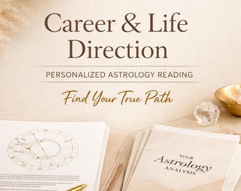 Personalized Astrology Career Reading – Natal Chart Life Purpose & Direction PDF