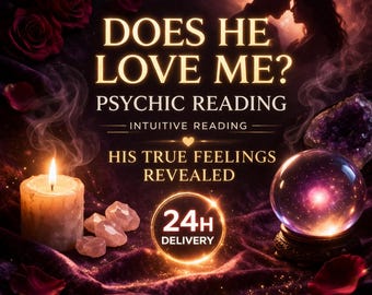 Does He Love Me Psychic Reading – Yes or No Answer – His True Feelings – 24h