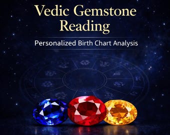 Personalized Vedic Gemstone Recommendation | Birth Chart Analysis | Astrology Reading PDF