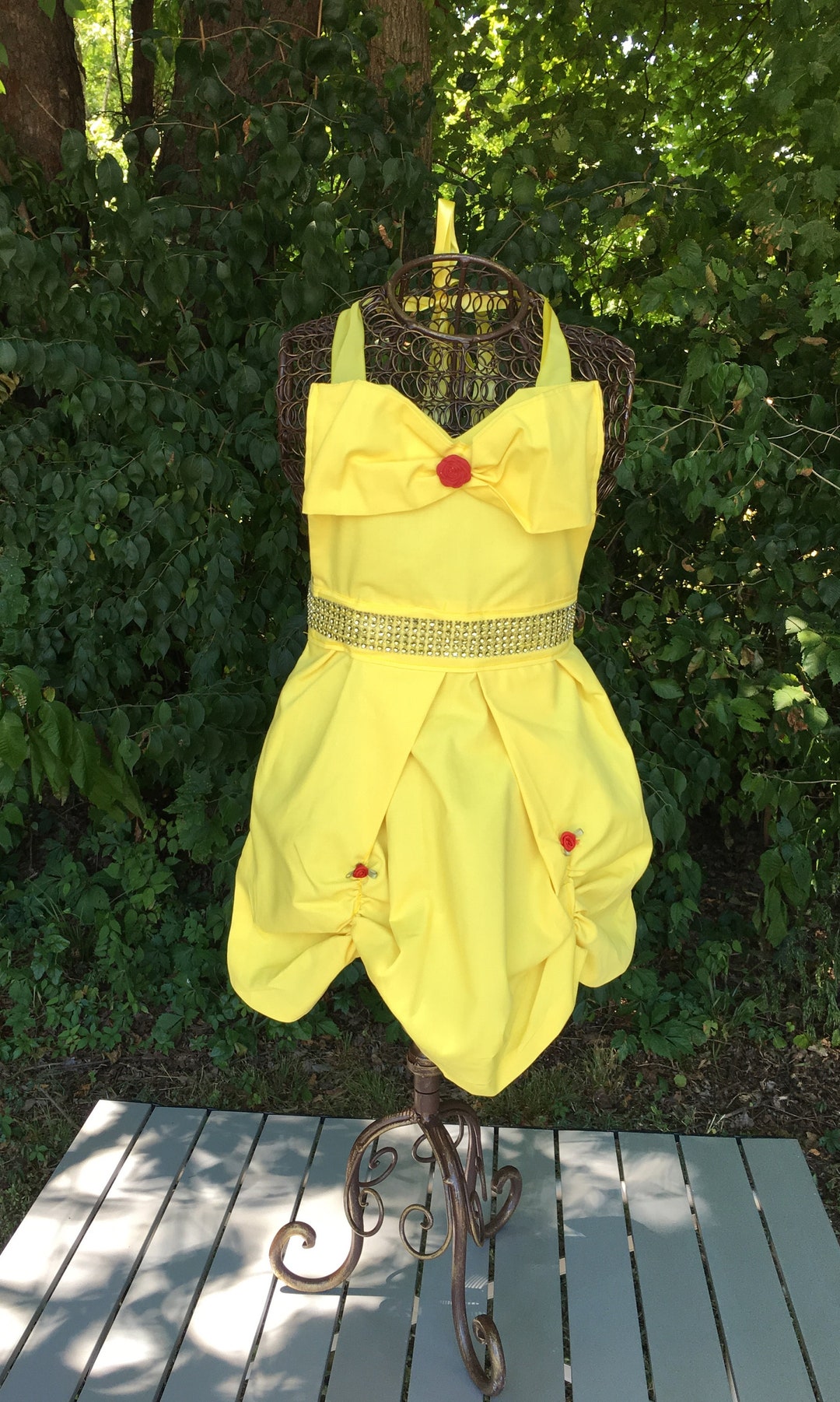 Yellow Princess Dress Apron Costume Apron Princess Apron Etsy