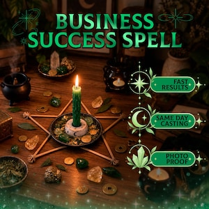 Business Success Spell, Personalized Prosperity Ritual for Confidence, Growth, Opportunities & Momentum