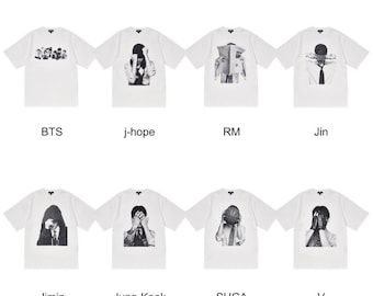 ARIRANG Bangtan Shirt, Graphic White and Black Shirt