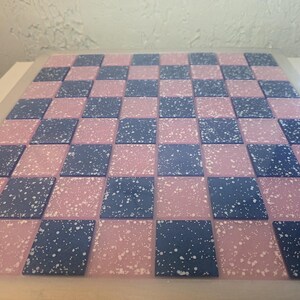 Luxury Resin Chess Set | Pink Rose Galaxy Design | Unique Handmade Gift | Board Game Art image 8