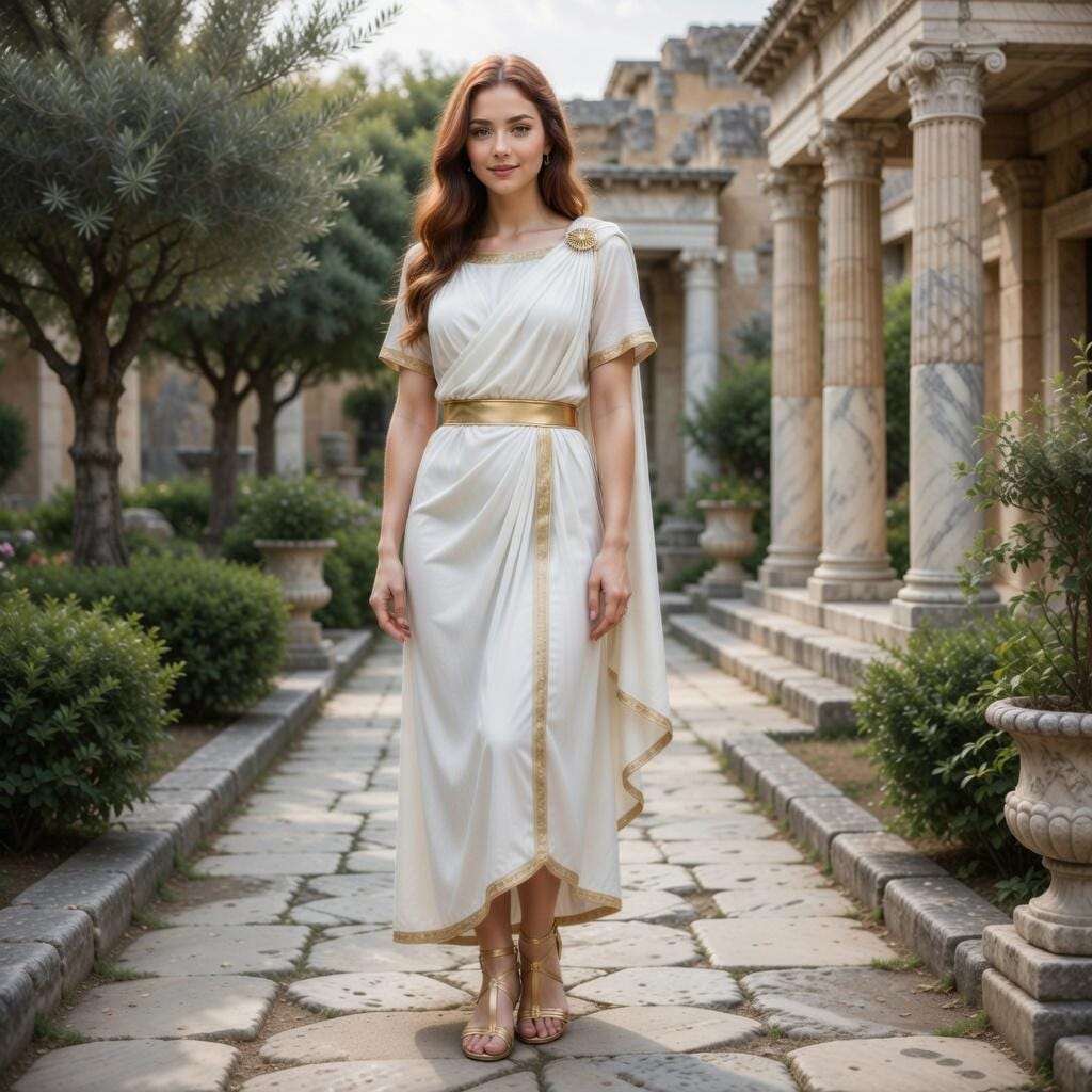 formal women's white goddess off the shoulder dress for roleplay ELARA OFF-SHOULDER DRESS | CULT MIA main image 1