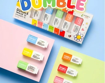 Tajski inhalator ziołowy - Dumble V2, podwójny, aromaterapeutyczny, pełne opakowanie, 6 kolorów