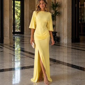 butter yellow bridesmaid dresses with sleeves Yellow Forever Unique Bridesmaid Dresses Butter Yellow Bridesmaid Dresses By Dessy