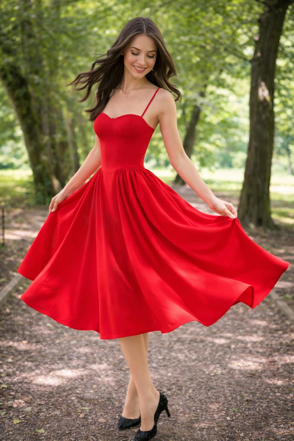 chiffon long dress Sleeve A-Line 8 / Black Red Carpet microshort Handmade Mens Brown Suede Size:2 (Youth)
