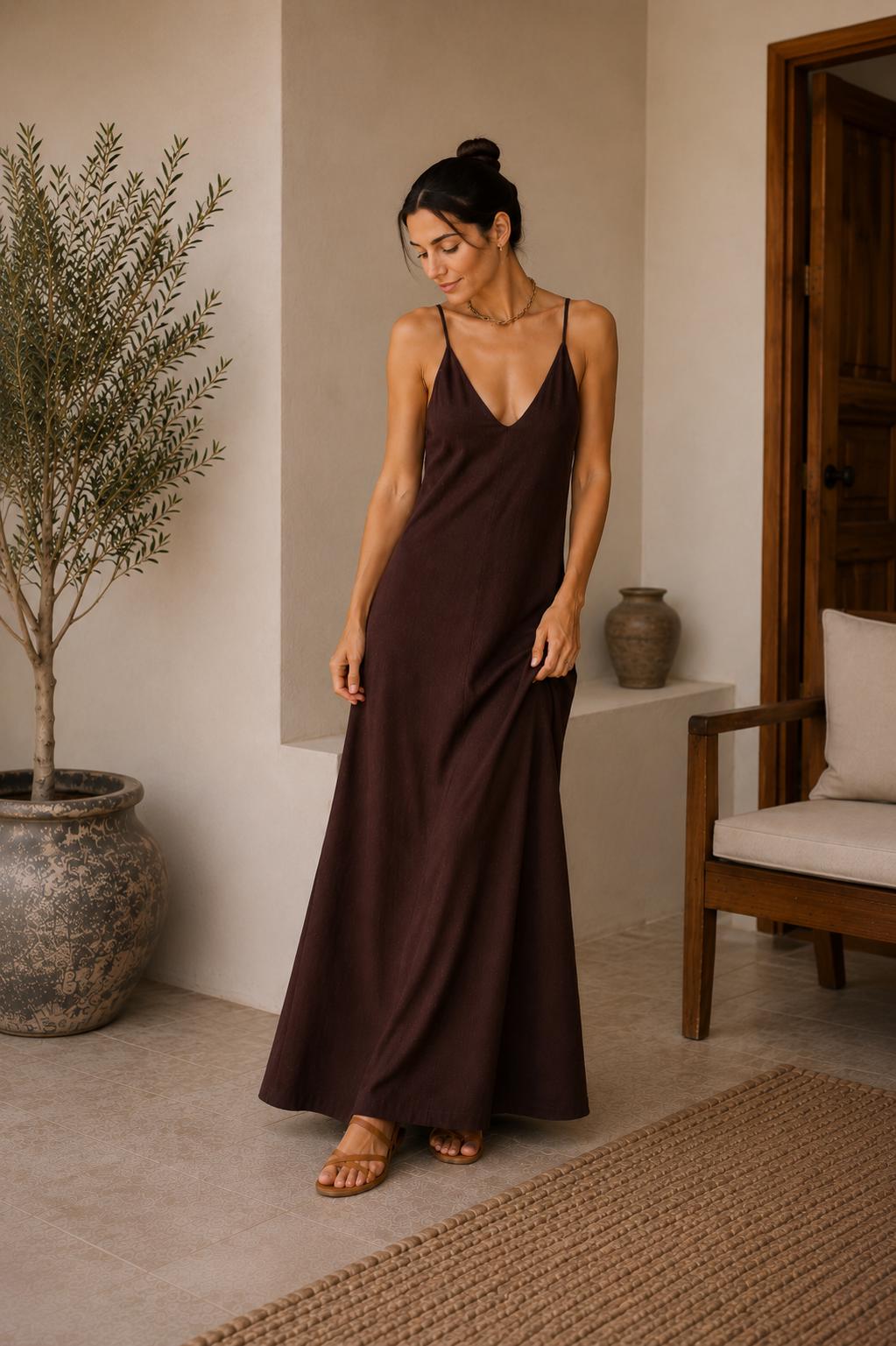 coffee brown color dress Actually this Coffee Brown dress from @slay_global is the New Elegant  , ., | Coffee brown Dress | Fashion Reels | Obsession | Outfit  inspiration | Sri Lanka