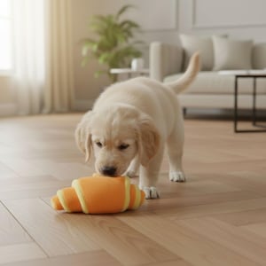 Interactive Dog Snuffle Toy, Plush Puzzle for Brain Stimulation, Slow Feeder & Enrichment Toy for Small to Medium Dogs, Puppy Boredom Buster