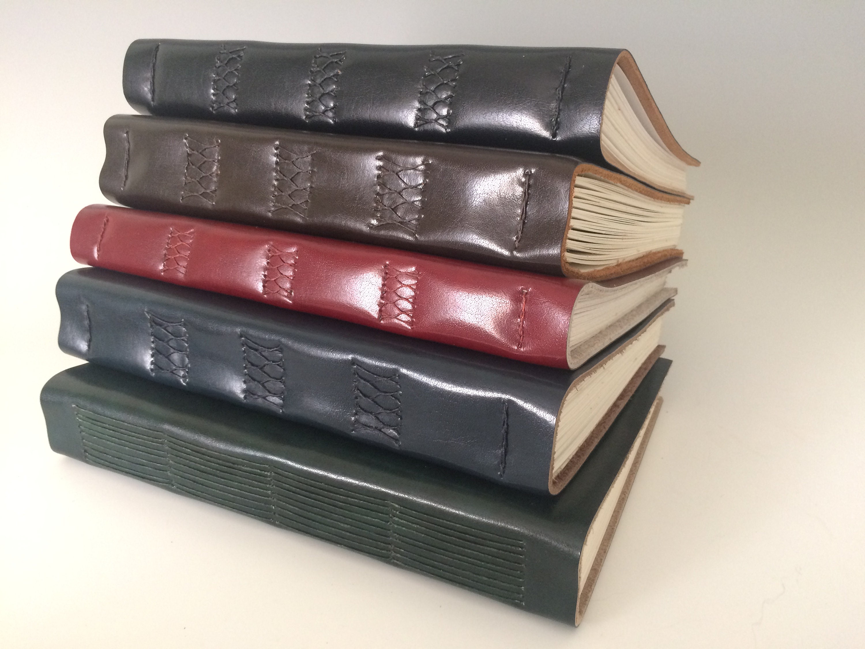 Perpetual sketchbook for artists with handbound Fabriano Artistico 100% cotton watercolor paper
