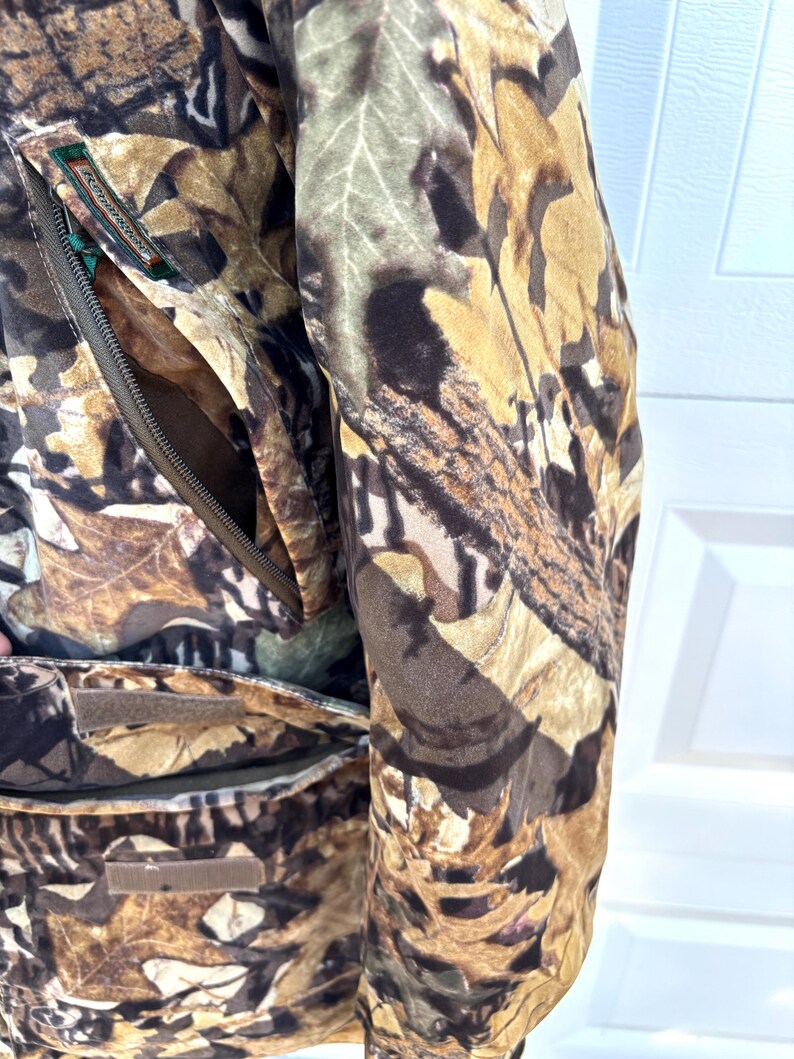 Remington Mossy Oak Realtree Camo Parka Coat M Biker Metal Outdoor image 5