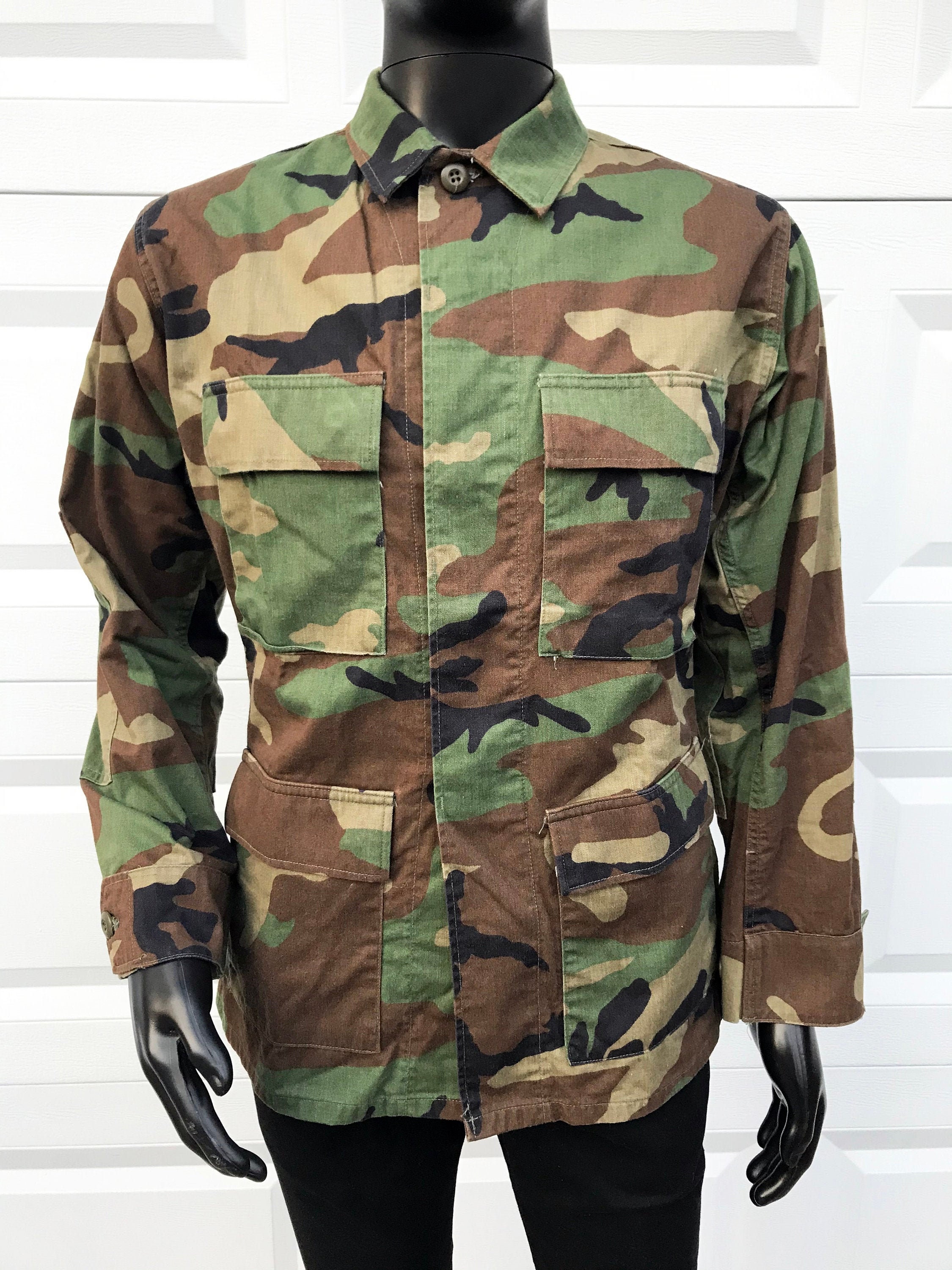 BDU camouflage army jacket Johnny Deep