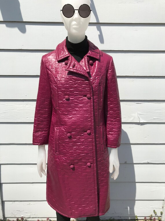 VTG 60s 70s Neiman-Marcus Purple Double Breasted N