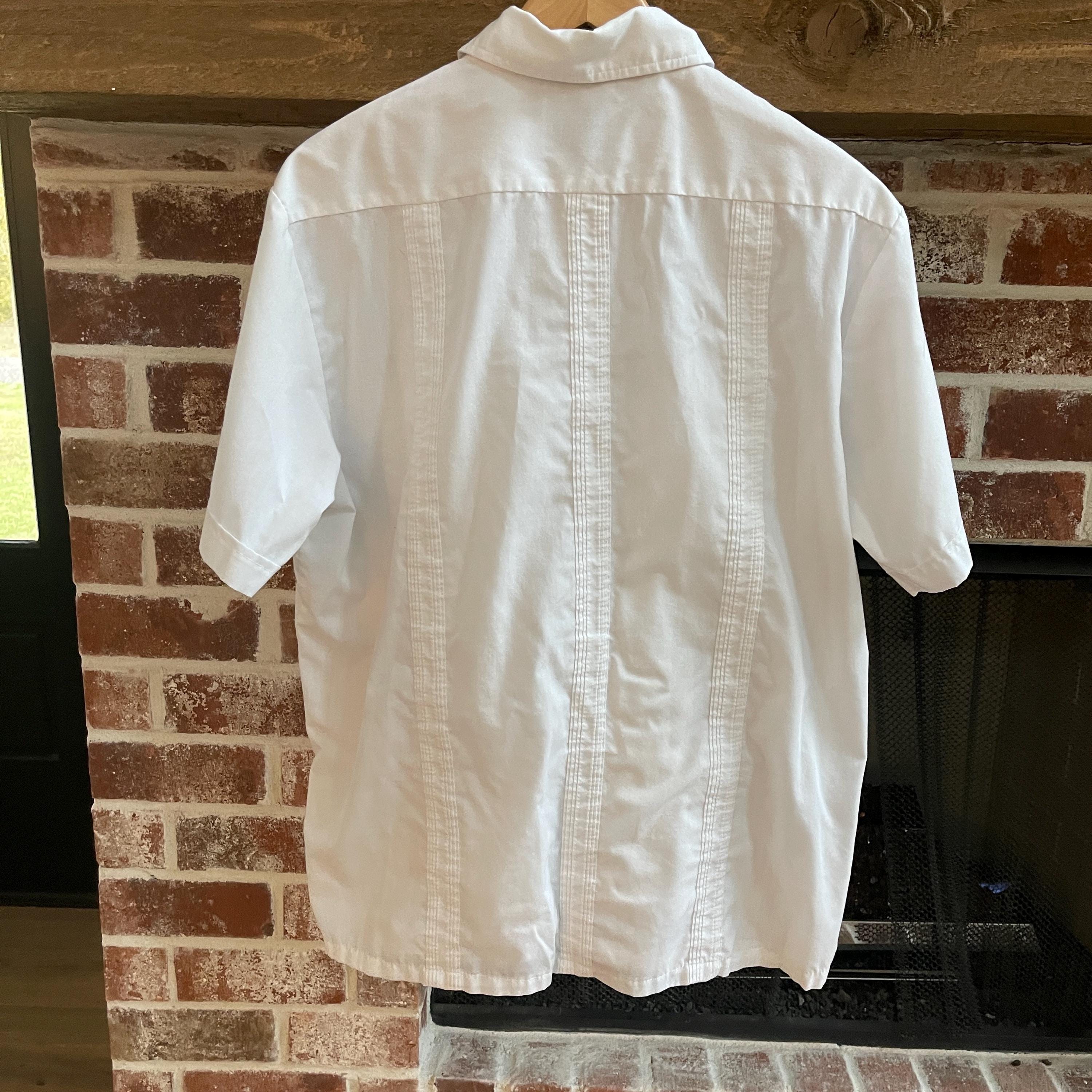 Vintage Haband Guayabera Full Zip Shirt Size L - Etsy