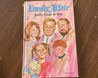 Vintage Bücher-Family Affair: Buffy Findet einen Stern von Gladys Baker Bond 1970 gebunden, Bubble Gum Monster Taschenbuch-Set