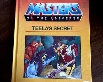 Masters of the Universe/He-Man hardcover books- Dangerous Games, Tesla’s Secret, New Champions of Eternia book
