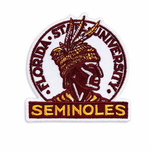 Toppa ricamata termoadesiva dei Florida State University Seminoles