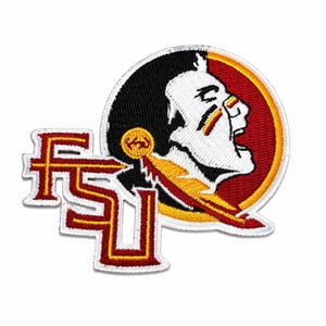 Toppa ricamata termoadesiva dei Florida State University Seminoles