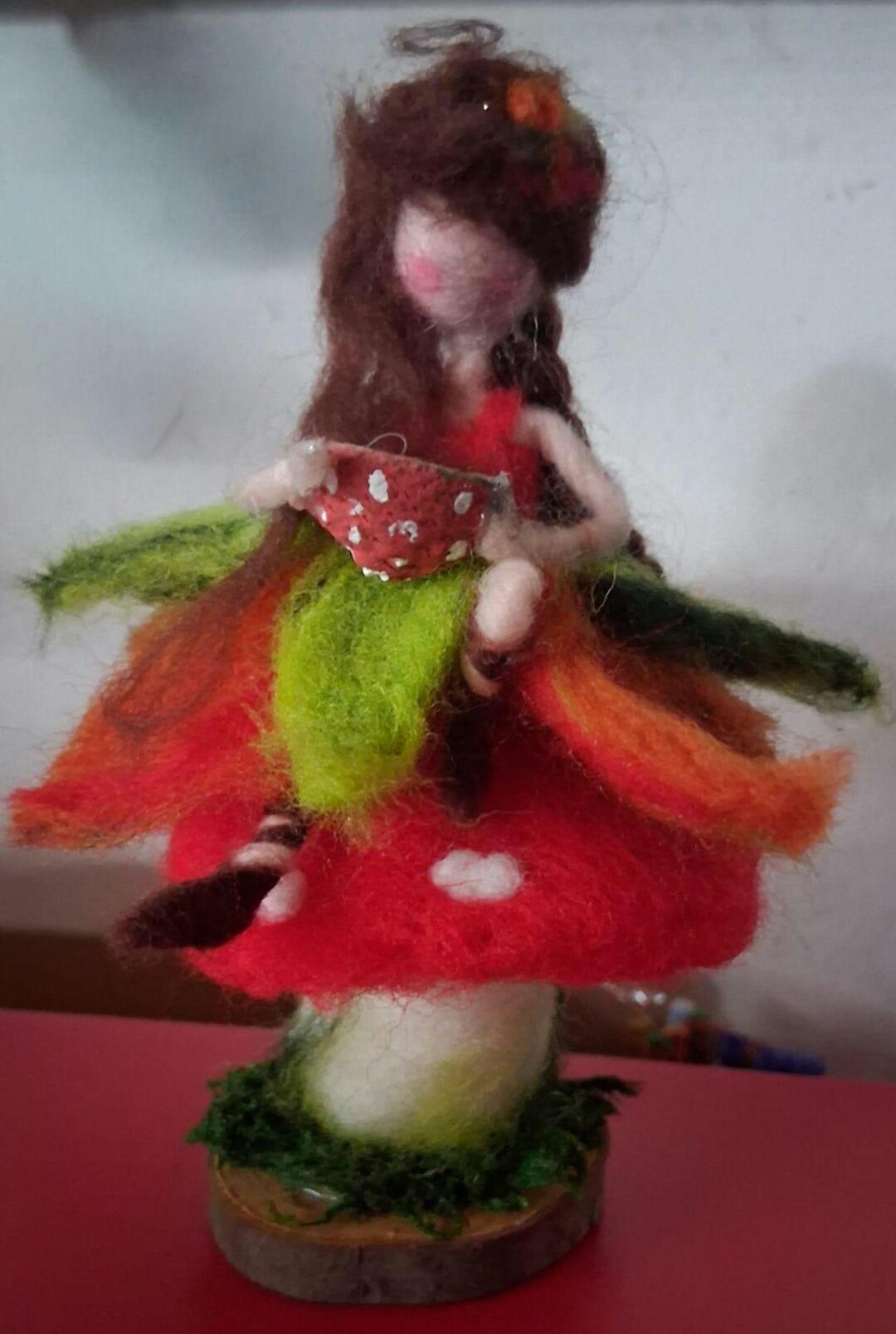 Felt Elf, Elf Felt Figure, Elf Magic, Fly Agaric - Etsy