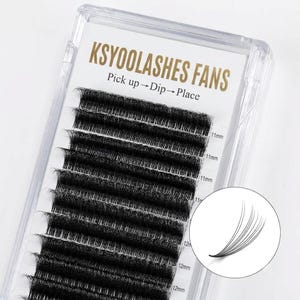 980 Stück permade Fans Wimpern für Wimpern Verlängerung