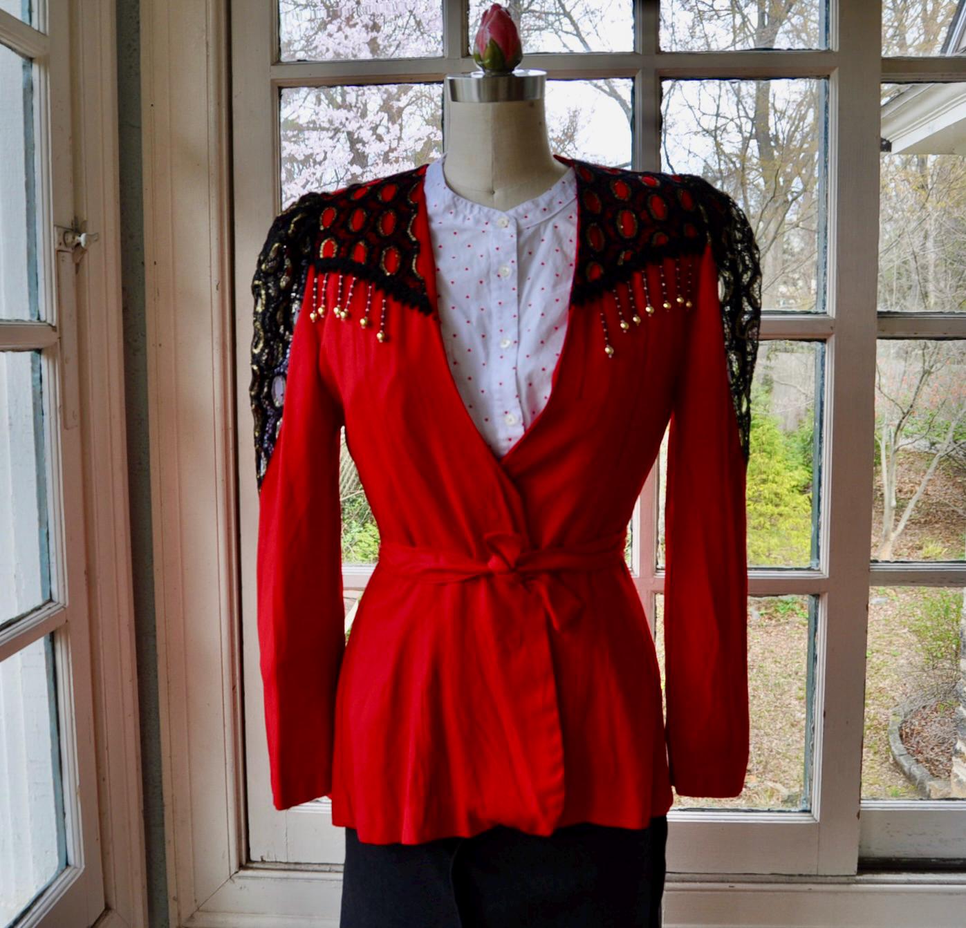 Gold Lace Blazer - Etsy
