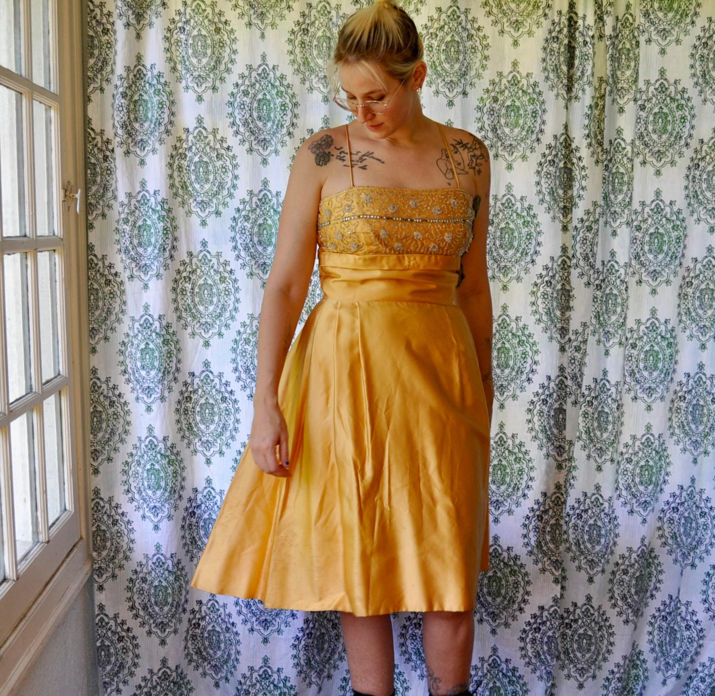 Marilyn Monroe Orange Dress - Etsy