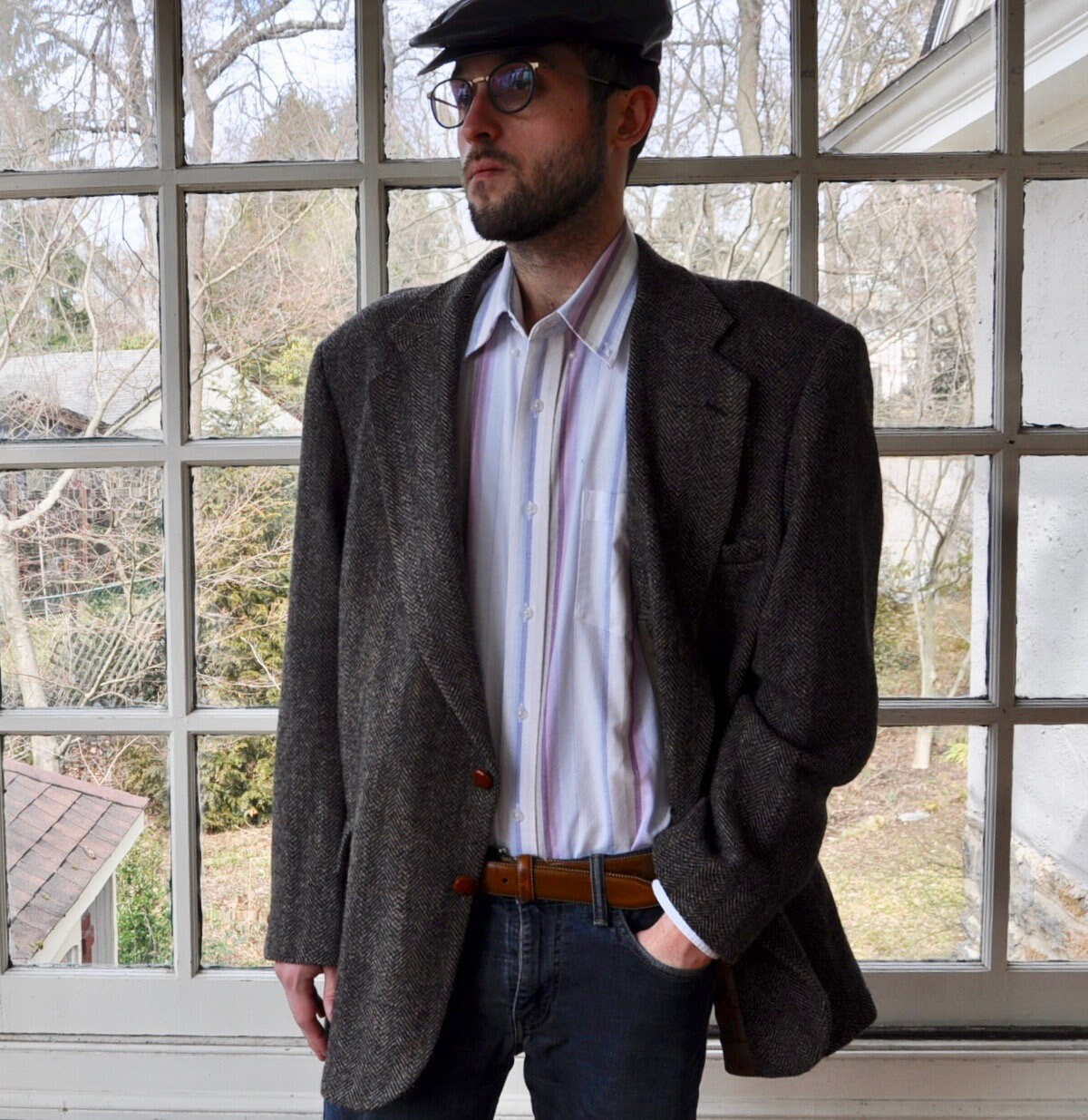 Woolrich Tweed Coat - Etsy
