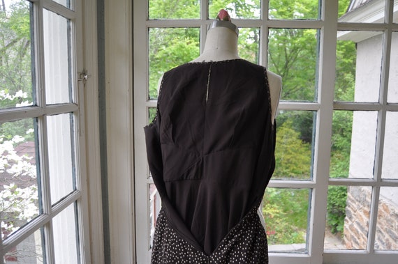 Vintage Adrianna Papell Silk Chiffon Midi Dress/B… - image 7