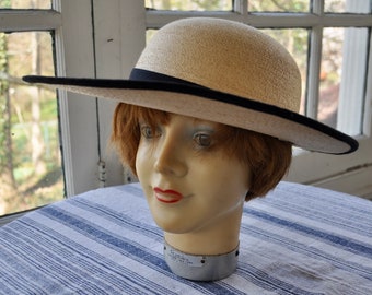 Vintage Straw Wide Brim Sun Hat