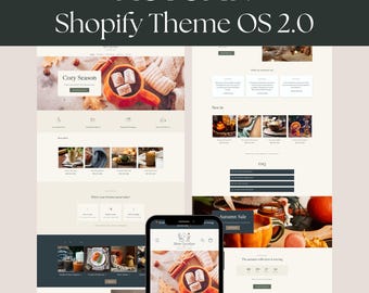 Autumn Shopify Theme OS 2.0, Elegant Slow Living Store Template For Lifestyle And Home Decor Brands, Free Installation And Basic Set Up