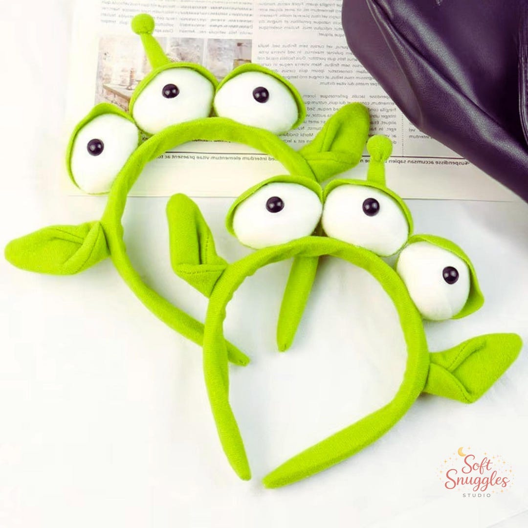 Toy Story Alien Headband Three Eyed Alien Headband Cute Plush Hairband ...