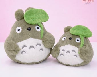 Totoro Plush With Leaf My Neighbor Totoro Plush Toy Studio Ghibli Stuffed Animal Cute Anime Plush Gift Kawaii Soft Toy