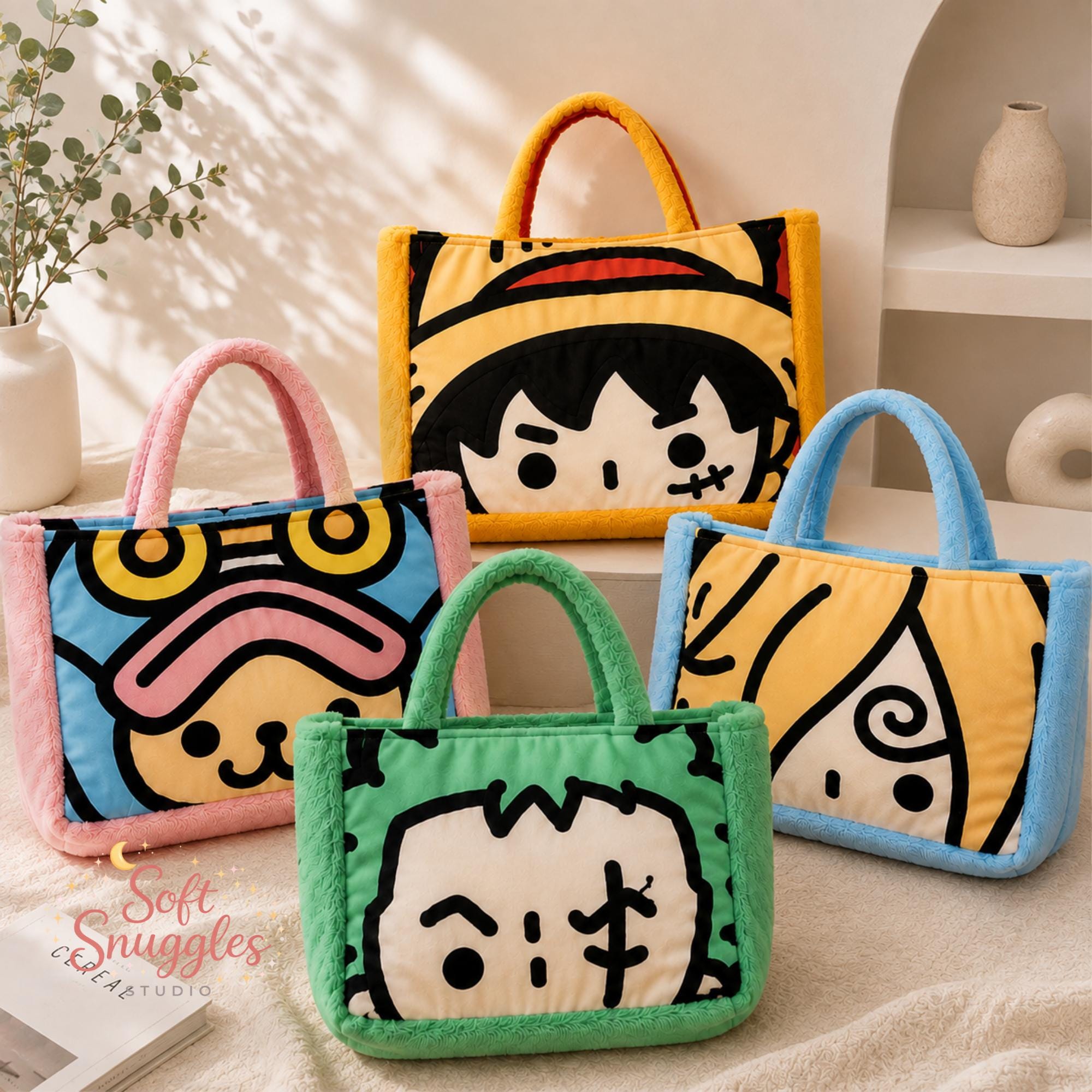 Luffy One Piece Tote Bag - Etsy