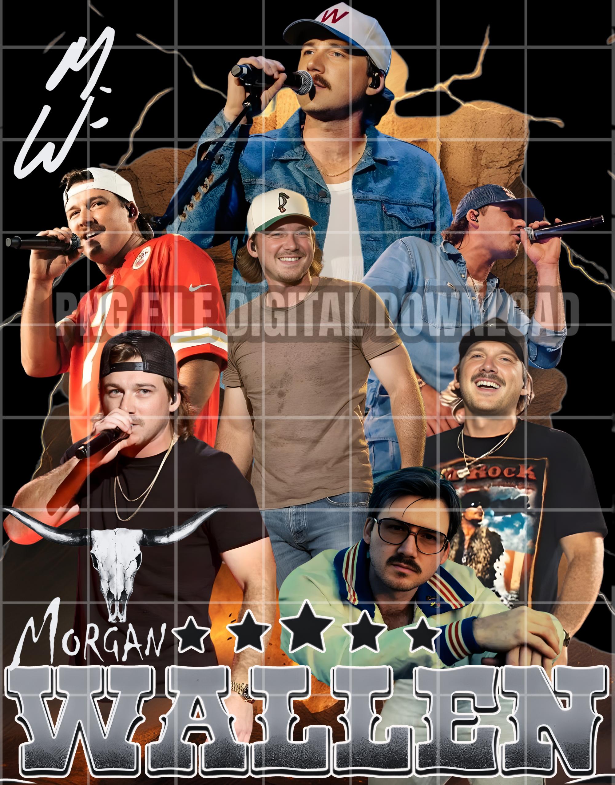 MORGAN WALLEN Png File Still the Problem Tour 2026 Digital Download ...