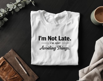 Camiseta divertida y sarcástica, camiseta con humor para introvertidos, camiseta para personas con ansiedad con la que te sentirás identificado.