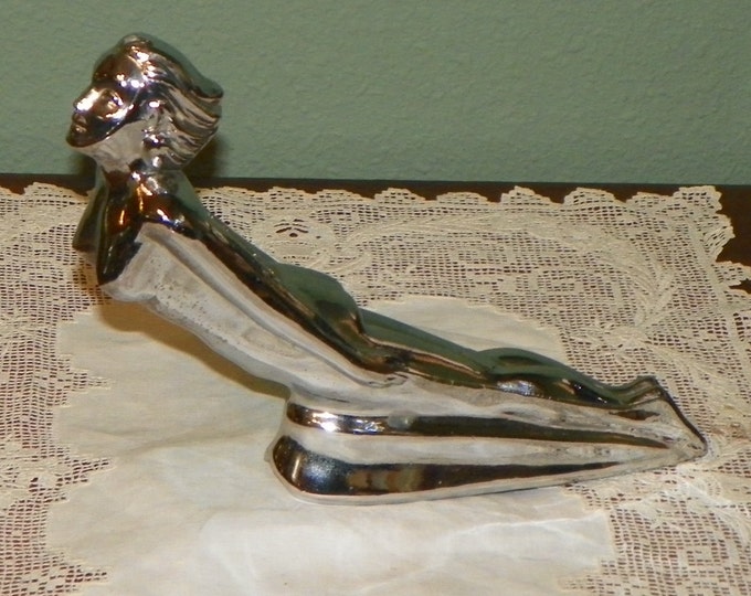 Vintage Pontiac HOOD ORNAMENT Flying Woman NUDE No Wings Etsy
