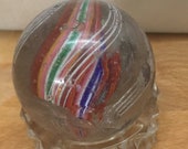 Vintage MARBLE german swirl Glass Collectible Game Toy Child Glass German shooter