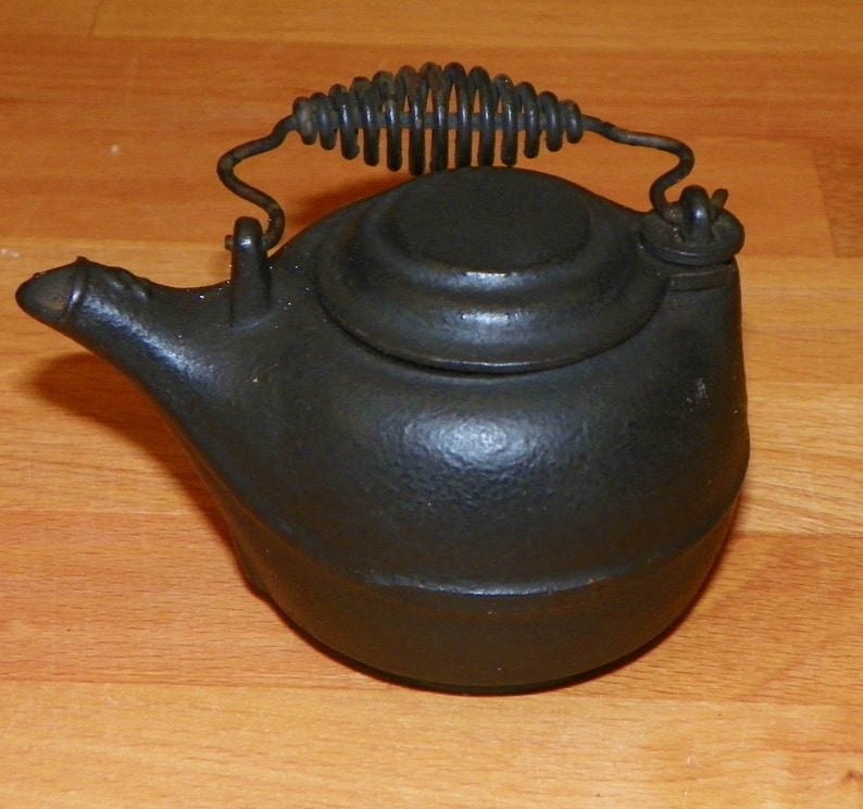 Antique Mini GRISWILD Erie WARE the best Tea Kettle Miniature Etsy