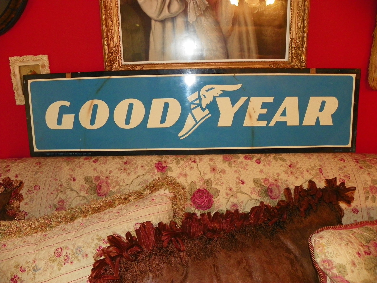 Vintage Metal Sign Good Year GoodYear Tires Advertising tire Etsy