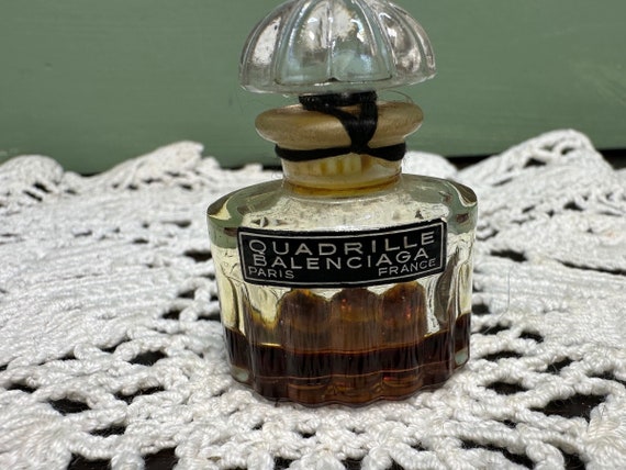 Vintage Perfume Quadrille Balenciaga Temps Eau De Parfum Bottle Perfume Cologne Etsy