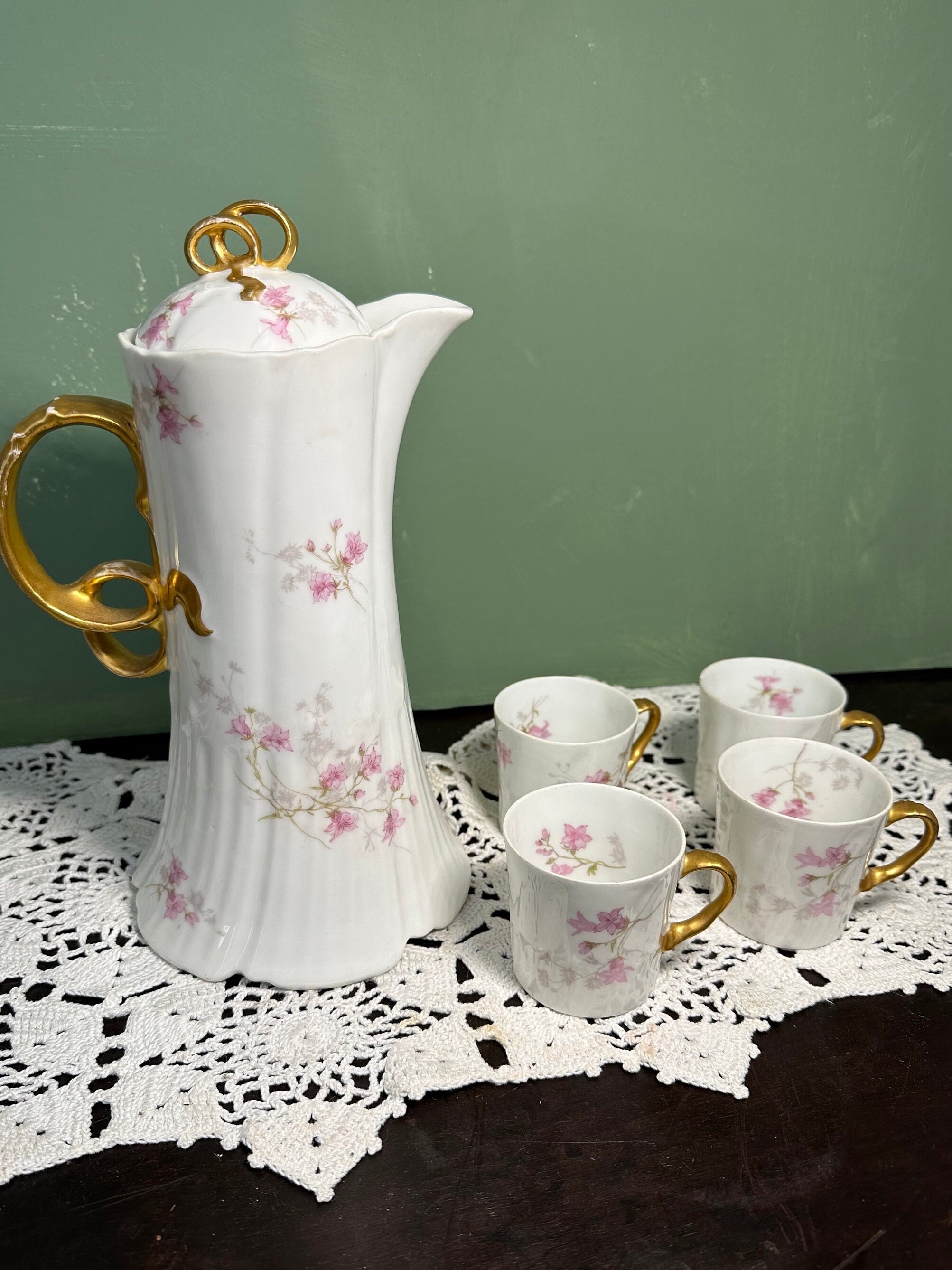 Haviland Limoges Chocolate Pot - Etsy Haviland Limoges Chocolate Pot - Etsy